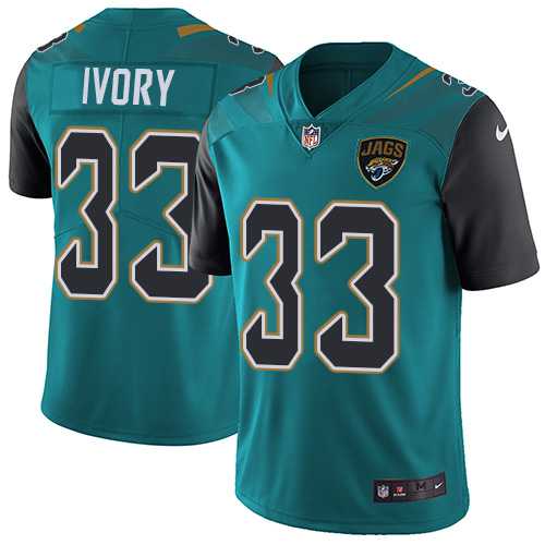 Nike Jacksonville Jaguars #33 Chris Ivory Teal Green Team Color NFL Vapor Untouchable Limited Jersey,We sell and wholesale Nike Jacksonville Jaguars #33 Chris Ivory Teal Green Team Color NFL Vapor Untouchable Limited Jersey on line form chian!